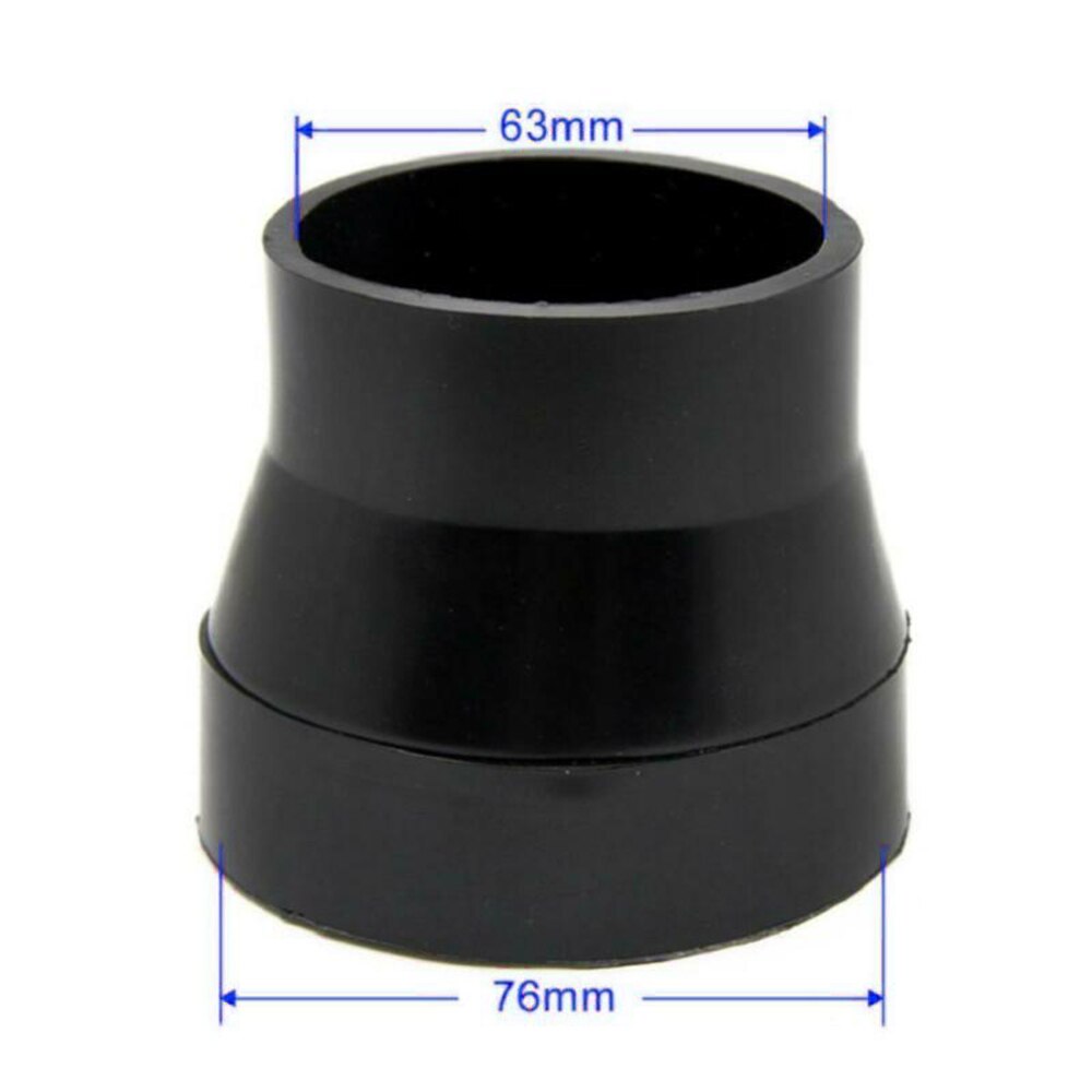 76mm-63mm Rubber Car Air Intake System Air Filter Pipe Tube Hose 3-2.5Inch