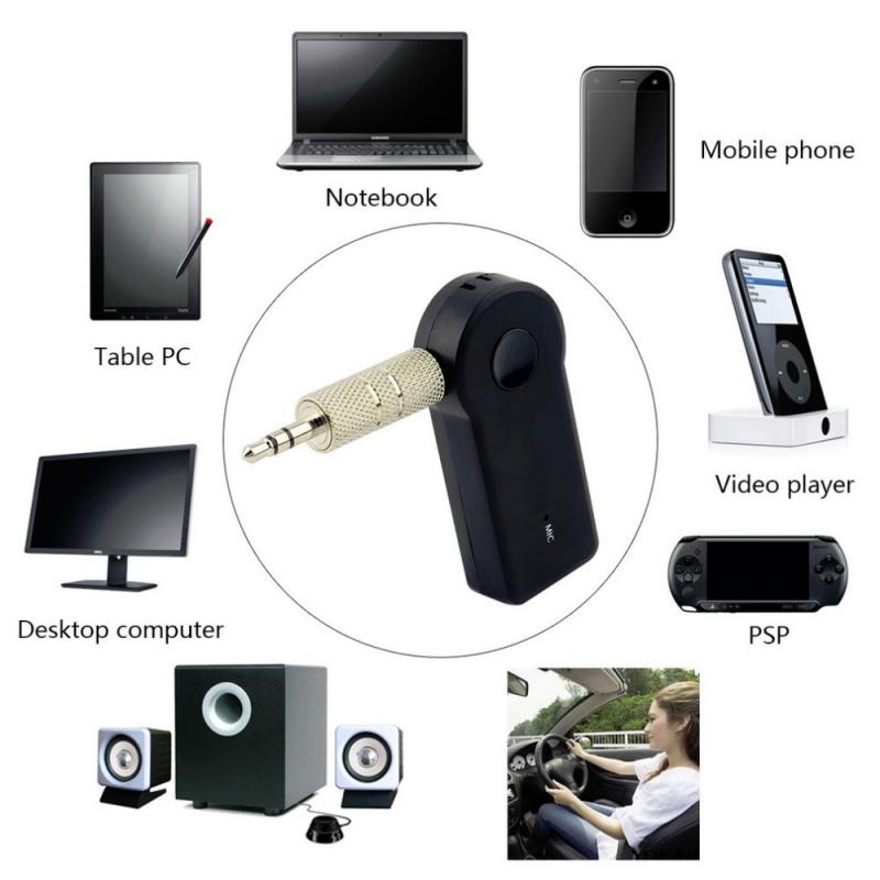 Bluetooth Adapter Sender Auto Musik Empfänger AUX 3,5mm Jack Bluetooth Empfänger Auto Wireless Adapter Freisprechen Anruf