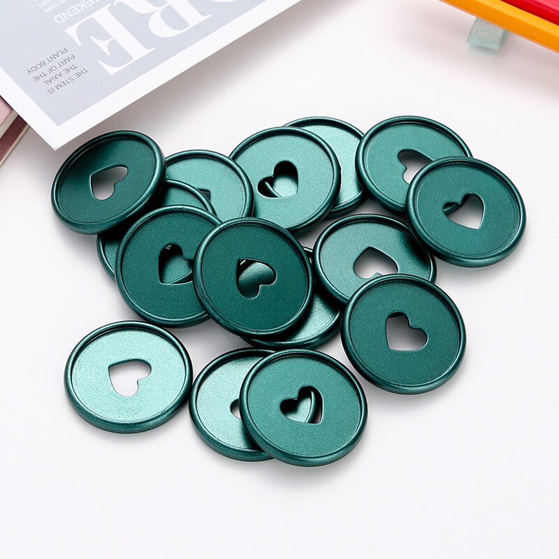 20 sztuk kolorowe 35mm plastikowe matowe wiążące dyski wiążące A4/A2 zeszyt papierowy pierścień do spinania przycisk Binder akcesoria zrób to sam