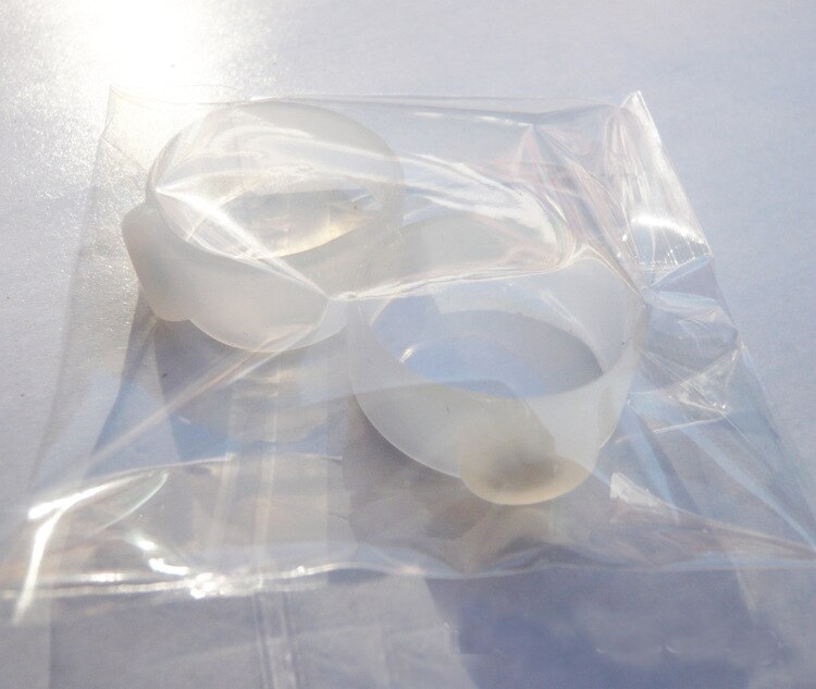 2 paia = 4 pezzi dimagranti perdere peso strumento di cura Silicone massaggio magnetico anelli punta del piede