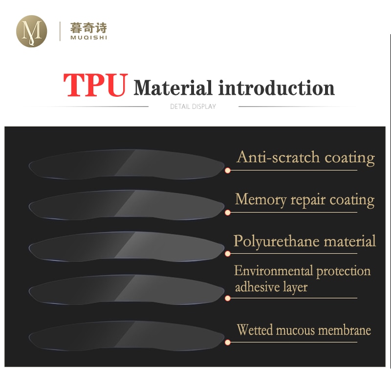 Til mazda cx -5 cx-8 cx-9 automotive interiør instrumentpanel membran lcd skærm tpu beskyttelsesfilm anti-ridse fil