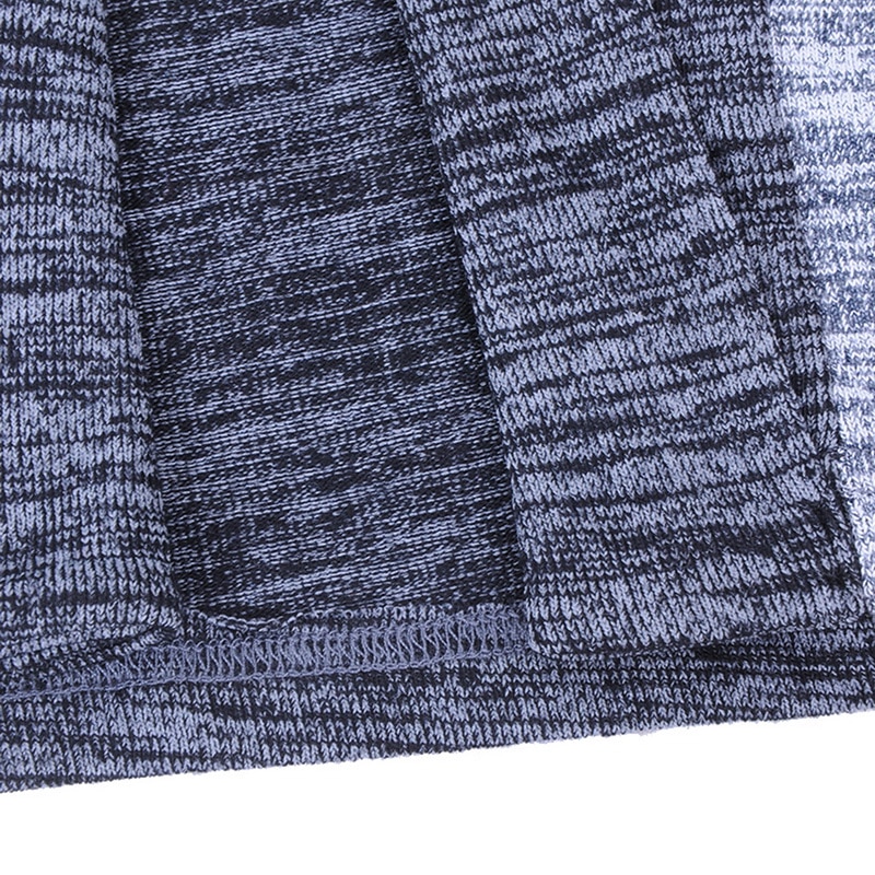 Patchwork strik efterårs cardigan sweater herre streetwear herre sweatere afslappet slim strikket cardigan vinter sweater