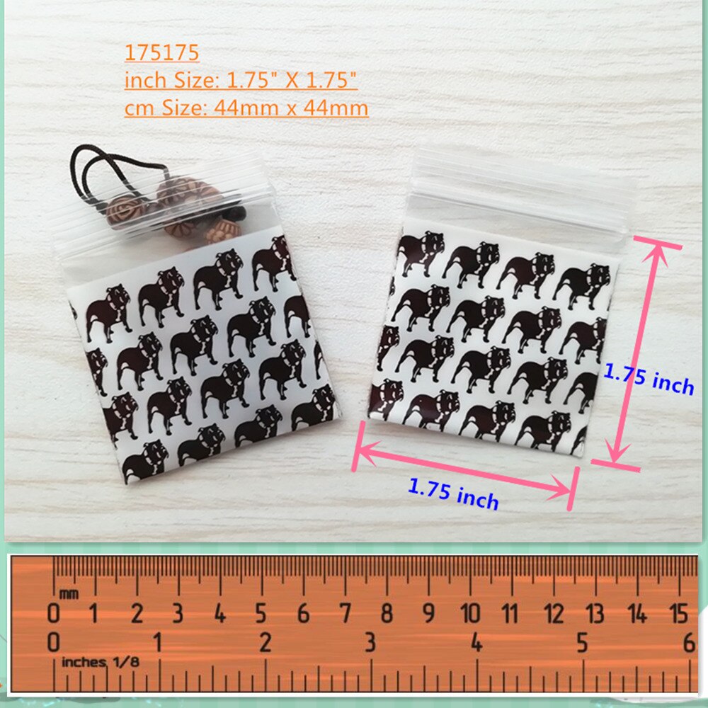 50 100 Stuks Mini Zip Lock Baggies Kleine Seal Resealable Zip Bag 4:20 Zwarte Zakken 175175 M06
