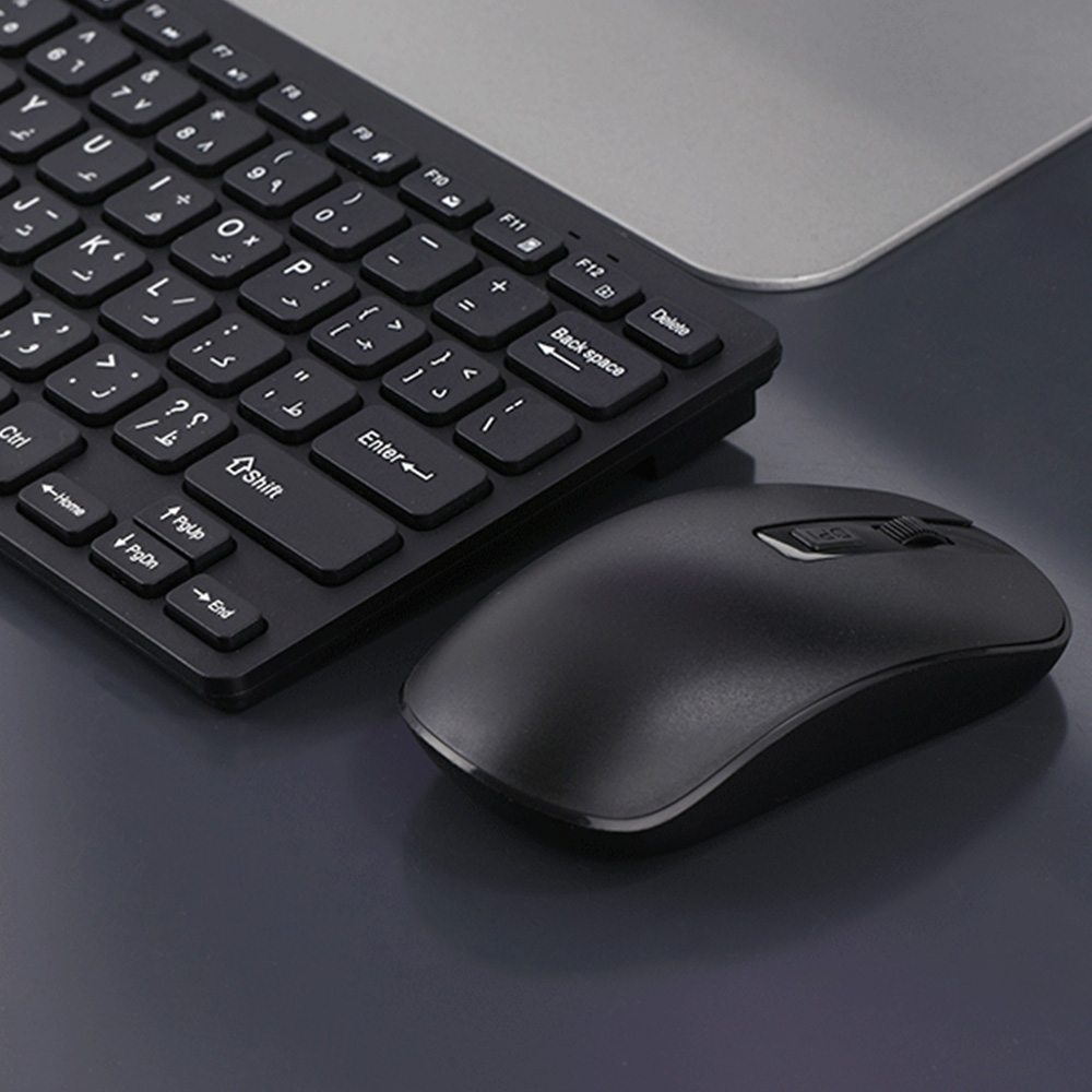 2025 heißer Arabisch Tastatur Drahtlose Maus Für Spiel PC Player TV Arabisch Tastatur und Maus Set 78 Tasten Gaming Tastatur