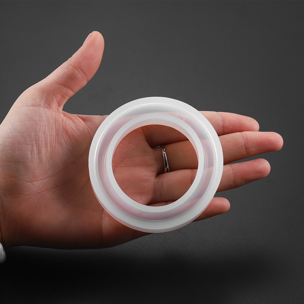 1 stuk siliconen hars epoxyhars mal armband gemengde ronde vorm maat diy handgemaakte sieraden maken gereedschap bevindingen accessoires