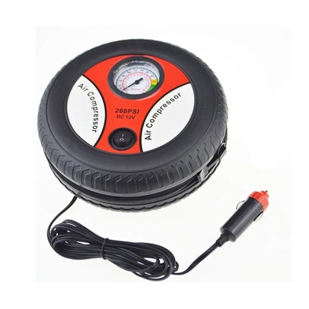 Auto Bandenspanning Pomp Air Compressor Mini Tire 12V Ingangsspanning Elektrische Opblazen Machine Geschikt Voor De Meeste Auto