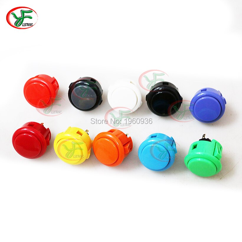 8 stks Originele sanwa Rocker 30mm knop drukknop OBSF-30 Arcade drukknop geen lawaai