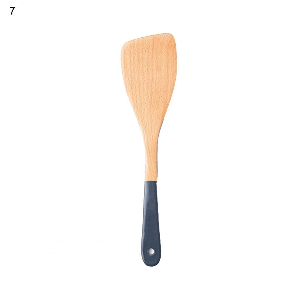 Soup Spoon Wood Cooking Spatula Portable Easy to Use Attractive Practical Ergonomic Cooking Shovel: 7