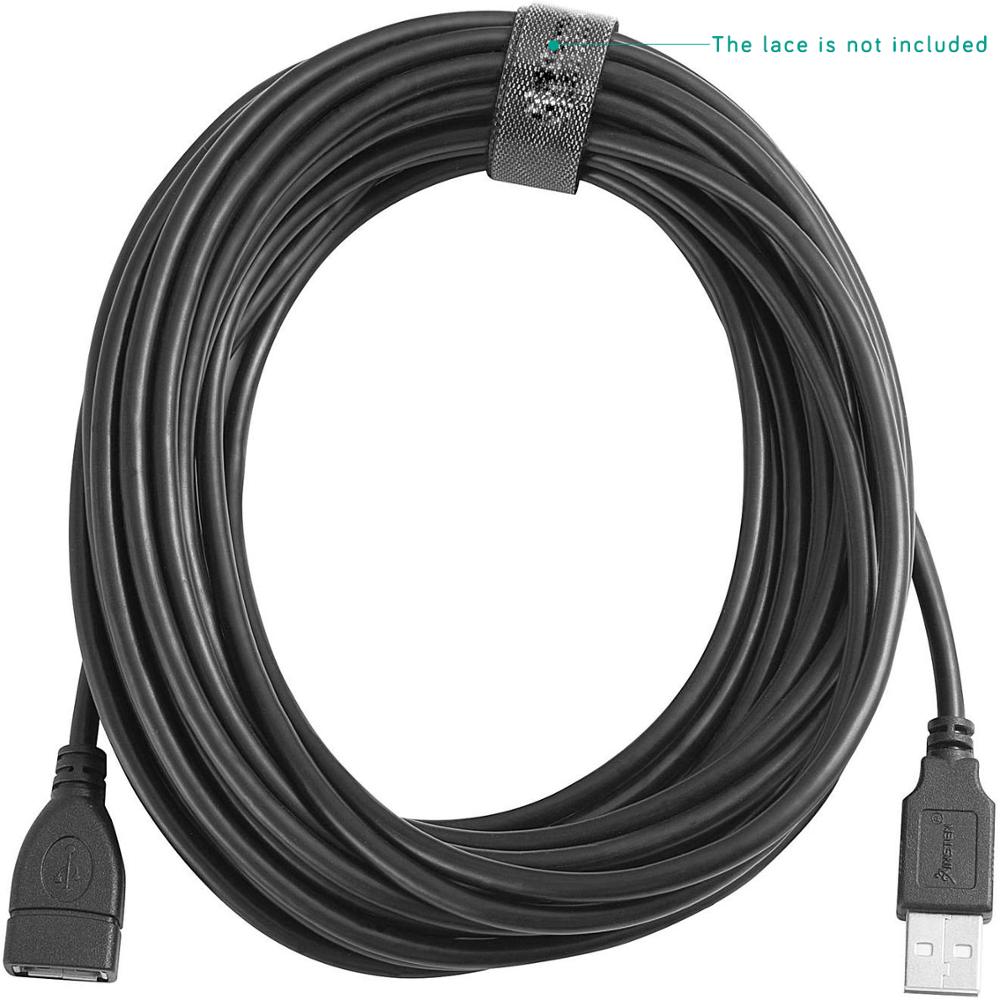 Usb skjøteledning 10m 5m 3m usb 2.0 hann til hunn kabel super hastighet data synkronisere usb forlenger ledning skjøtekabel til ip kamera