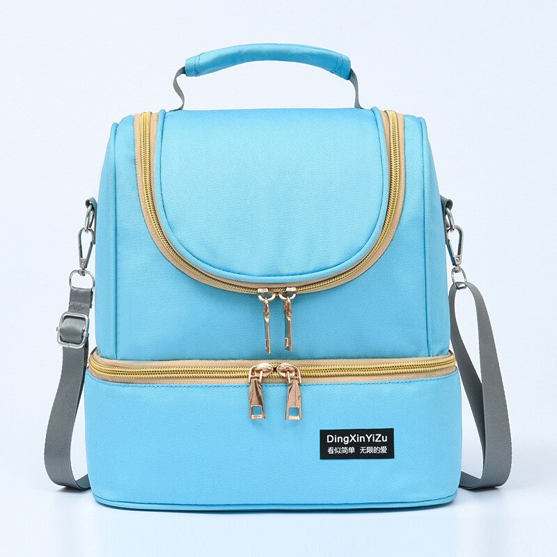 Mochila para pañales, mochila Separable de doble uso, bolso para madres dulces, refrigeración de leche materna, multifuncional,: Blue
