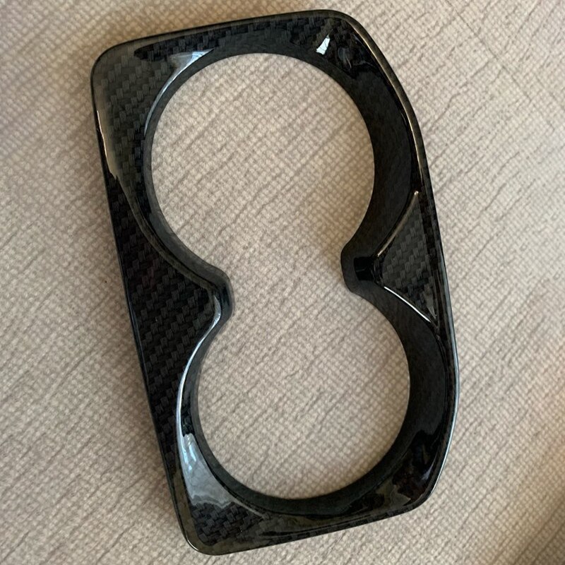 Soporte para vaso de agua para coche marco cubierta pegatinas para Peugeot 5008 3008 GT ABS fibra de carbono
