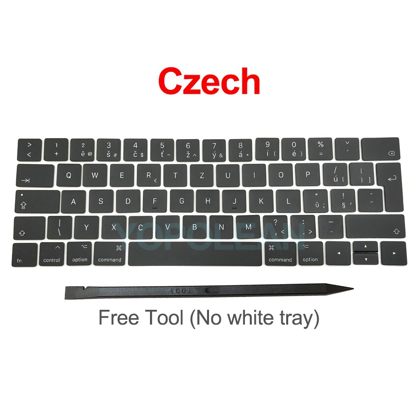 Nowe klawisze klawiatury A1989 A1990 klawiatura do laptopa Macbook Pro Retina 2018 rok: UK-Russia