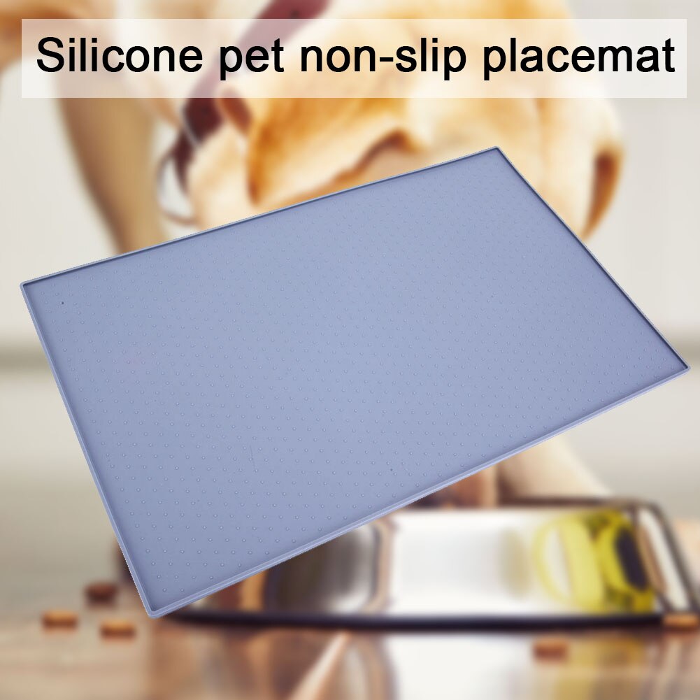 1Pc Waterdicht Huisdier Mat Voor Hond Kat Siliconen Huisdier Voedsel Pad Huisdier Kom Drinken Mat Hond Voeden Placemat wassen