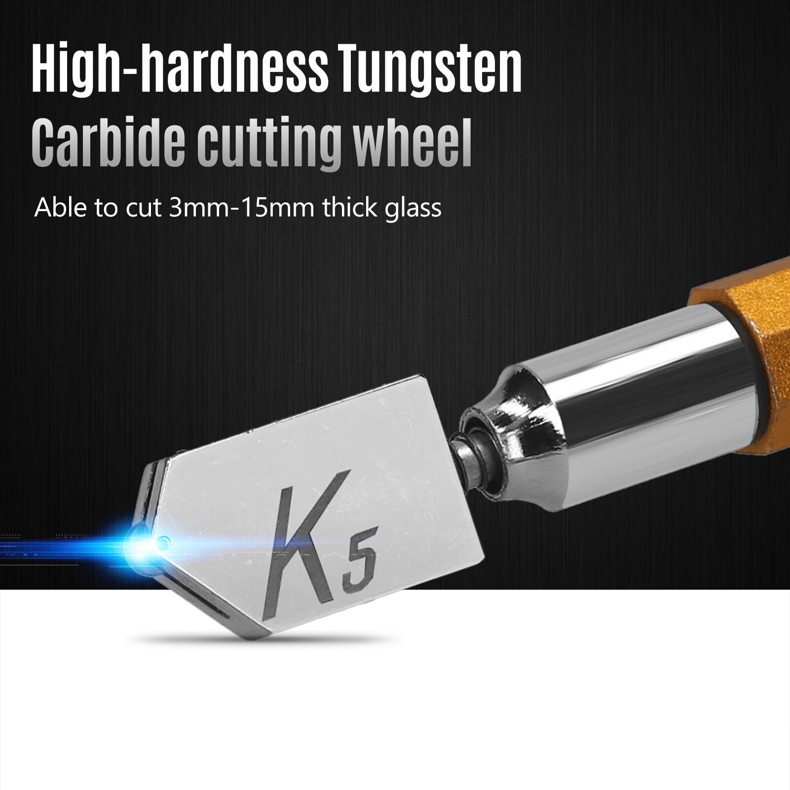 Kkmoon Industriële Glassnijder Hardmetalen Legering Snijden Wiel Glassnijder Tool Pen Stijl Glassnijder Professionele Cutter