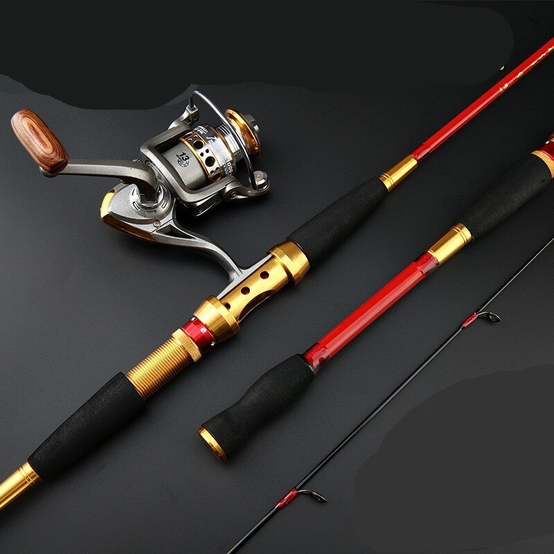 Superhard 1.8m 2.1 m carbon lockspö spinning fiskespö båtfiske kan fånga stora fiskar
