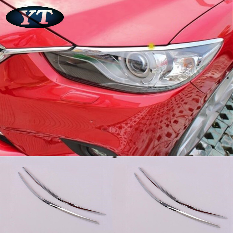Auto Grille Trim Auto Grille Decoratie Cover Voor Mazda 6 , Abs Chroom
