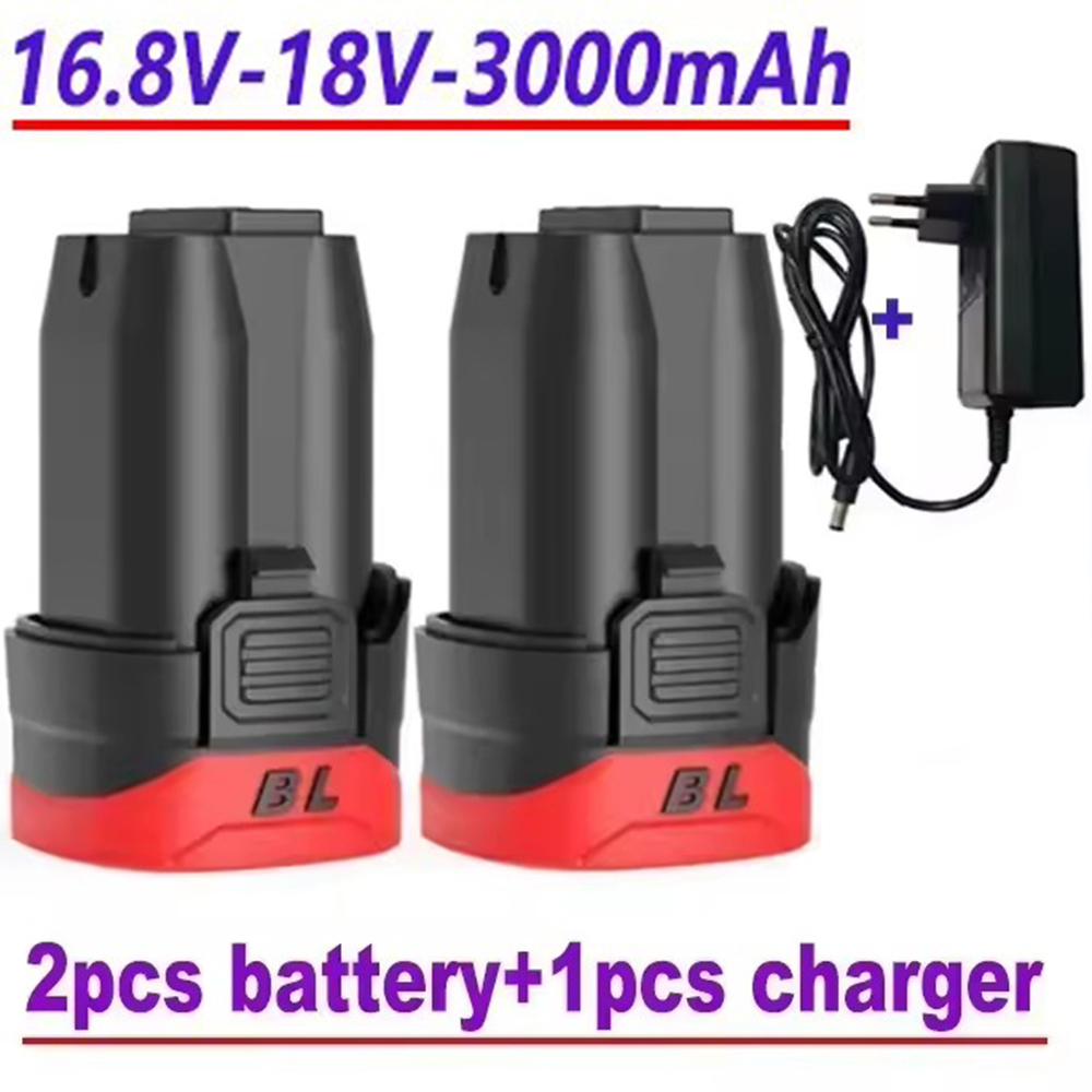 16.8V/18V 3000mAh 100% Lithium Battery For Dongke JAVN Rechargeable Brushless Small Steel Gun Starter Electrico Tool Battery: Beige