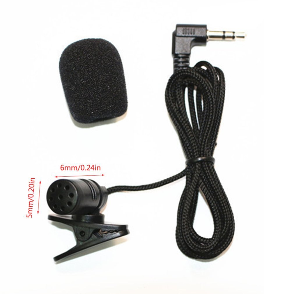 3.5Mm Mini Clip-On Lavalier Microphone Recording Microphone For Mobile Phone Laptop Microphone Microphone Amplifier