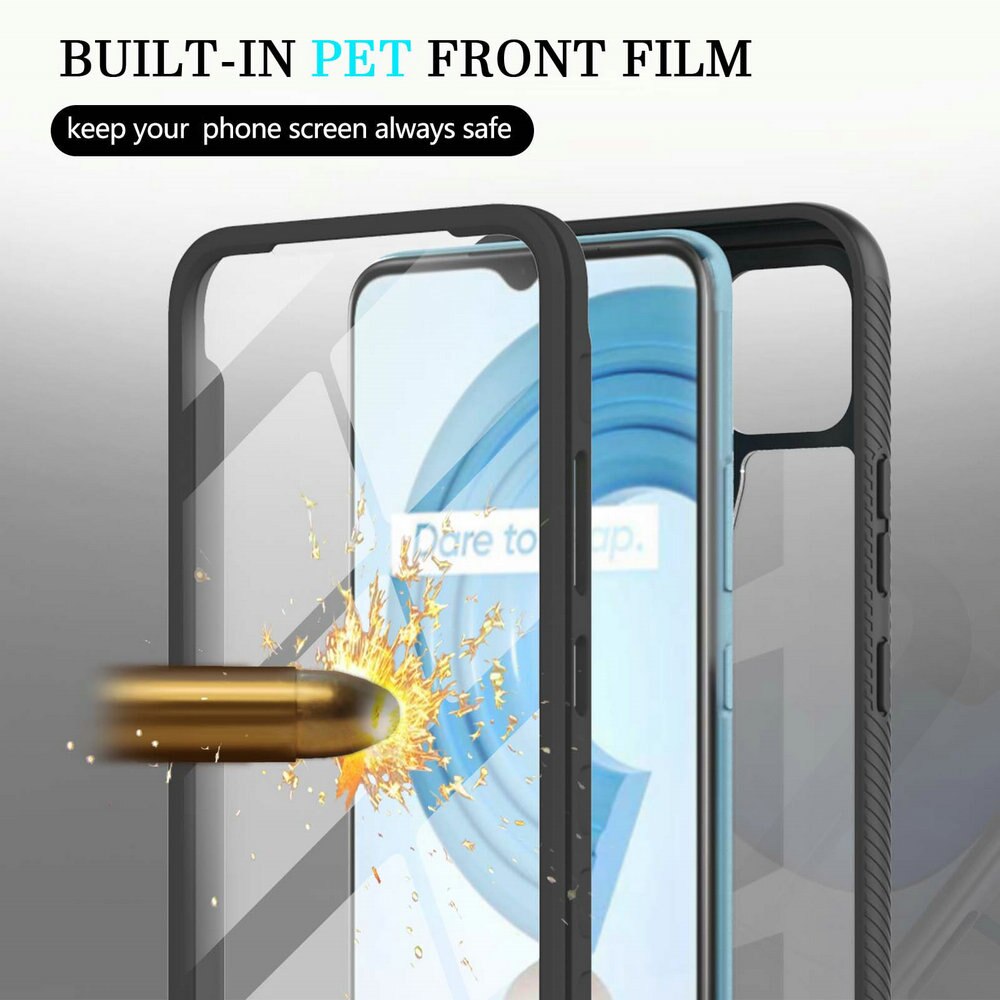 C21Y C25Y Crystal Case 360 Beschermen Voor Huisdier Film Screen Bumper Armor Voor Oppo Realme C21Y Case Realmi C21 Y C25 C 21 25 Y