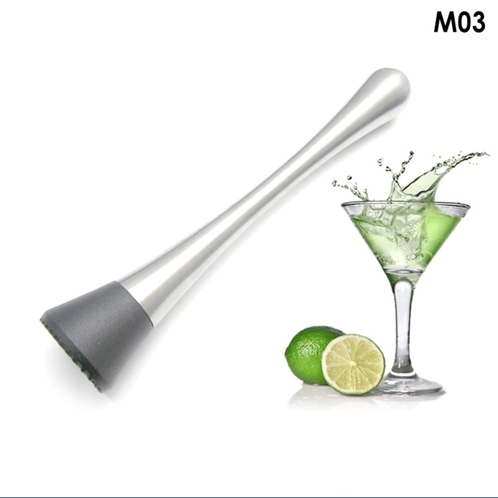 Rvs Muddler Cocktail Muddler Bar Tool Ice Fruit Stamper
