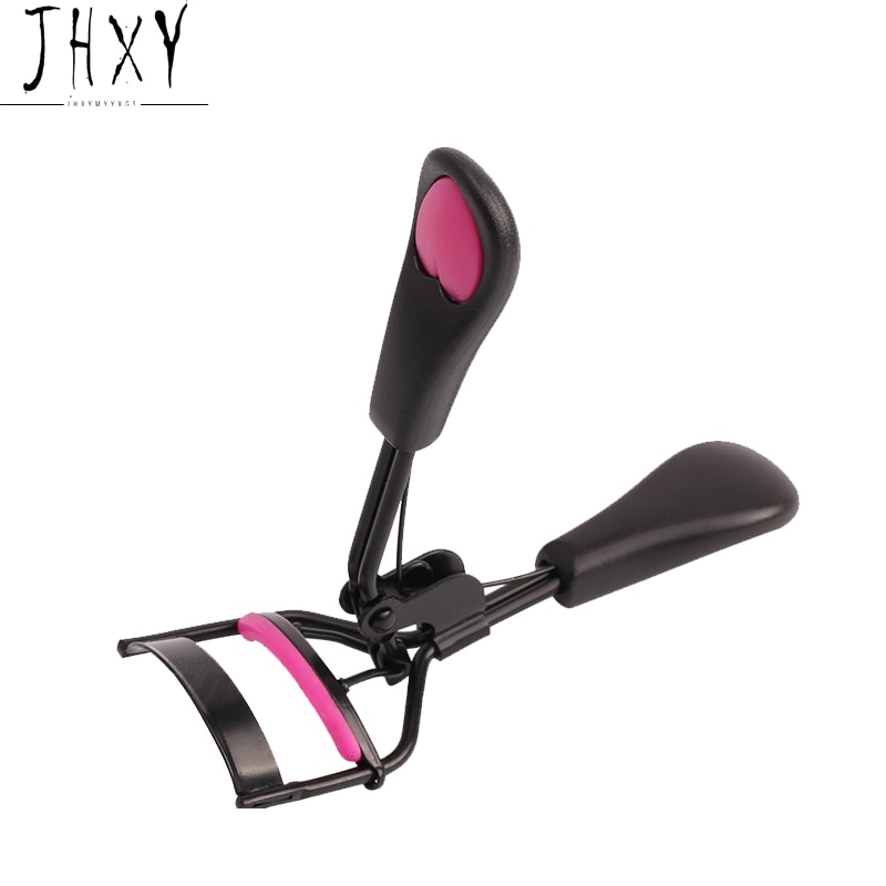 Jhxymyyxgs 1Pc Hartvormige Handvat Curling Wimper Make Wimperkruller Vlecht Haar Krultang Professionele Make-Up Eye Beauty