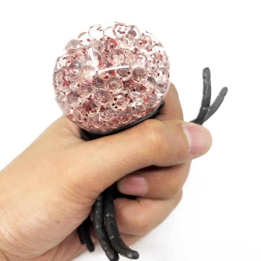 Jouet anti-stress en forme d'araignée Squishy d'anniversaire pour enfants adultsdrôle enfants romancier blagues pratiques jouet Surprise