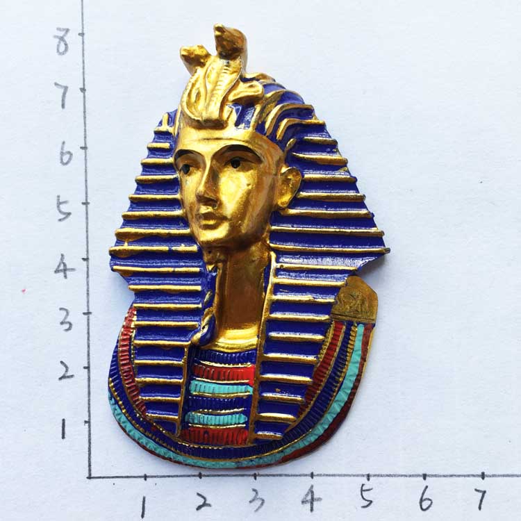Egyptiske indretningsmagneter til kunsthåndværk 3d harpiks egypten turist køleskabsmagnet souvenir køkkentilbehør dekoration hjem: 10