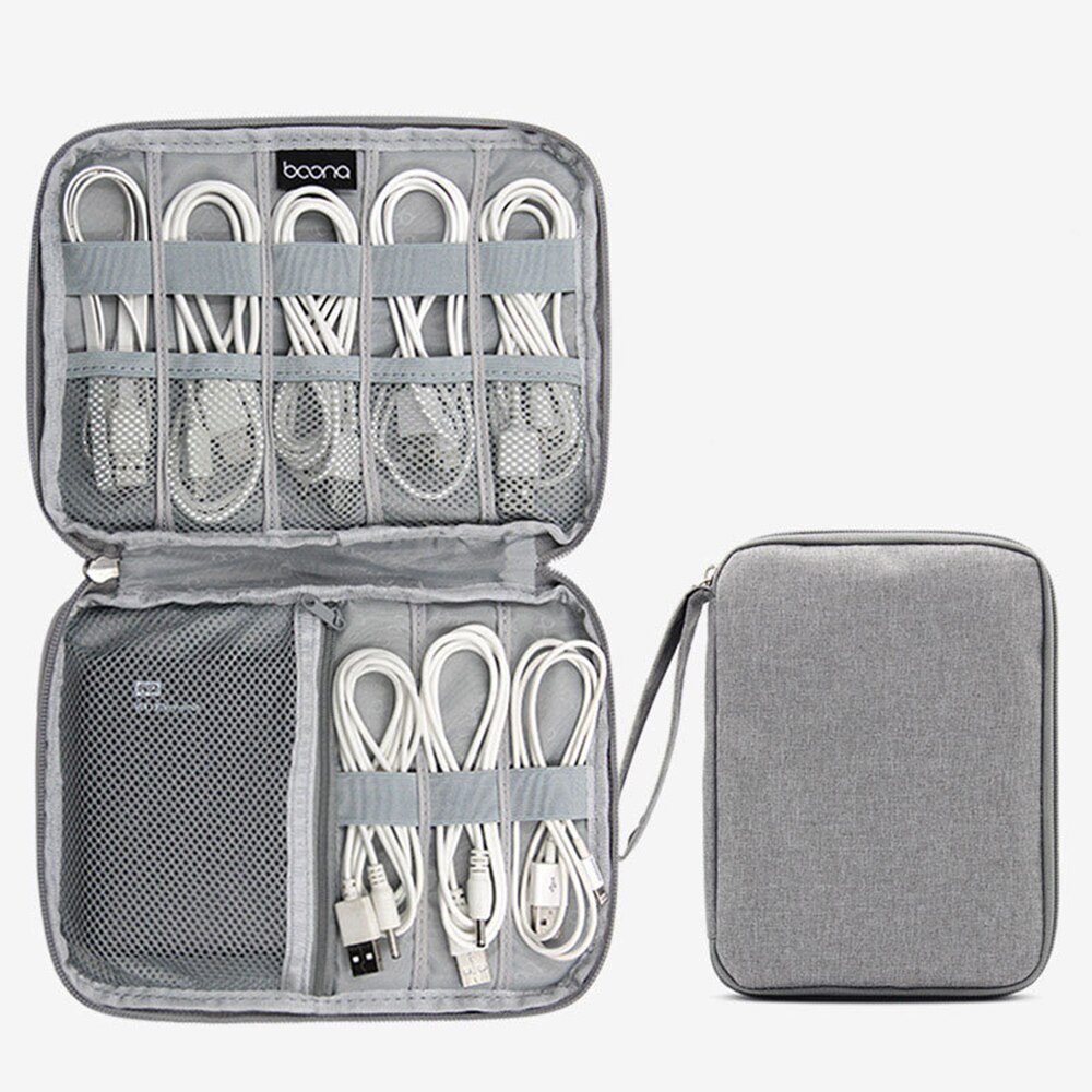 Travel Kit Small Bag Mobile Phone Case Digital Gadget Device Usb Cable Data Cable Organizer Travel Inserted Bag Storage Bag