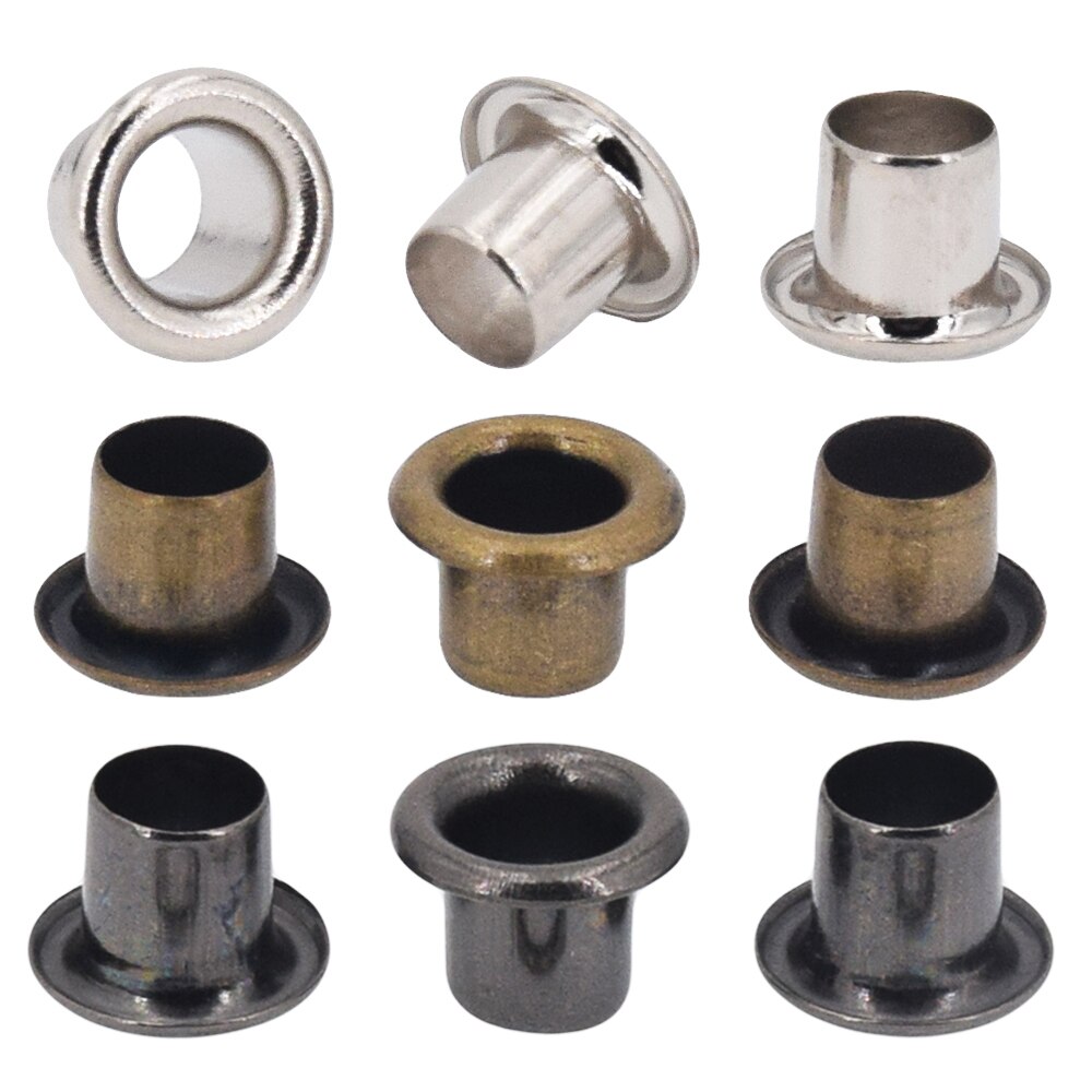 4mm Kleine Größe Metall Scrapbooking Ösen Ösen Schnürsenkel Öse Schnalle 100setzt/viel NäHenne Liefert