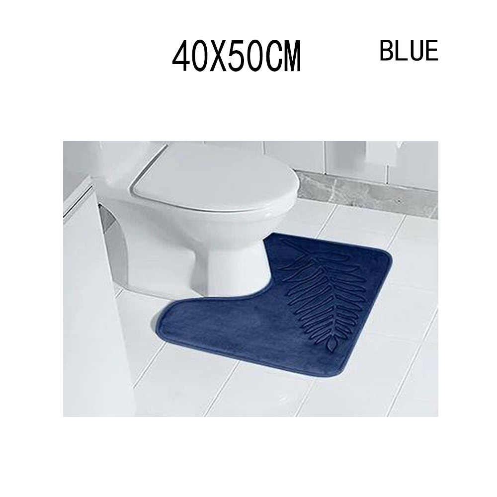 Bath Rug Soft Non-Slip Quick Dry Bath Mat Absorbent floor mat bathroom mat Machine Washable Shower Anti-slip Carpet: BROWN