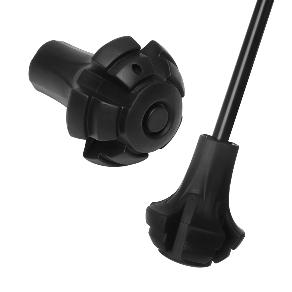 Bastones nórdicos para caminar, 1 unidad de puntas de bastón, accesorios de alpinismo para senderismo, bastones ajustables protectoras para la cabeza