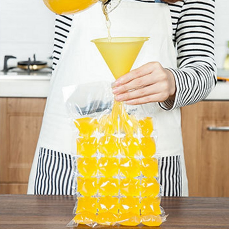 10 stk Engangsisterningsposer 24 Rum - DIY PE Pose til Sommer Isbakke Form