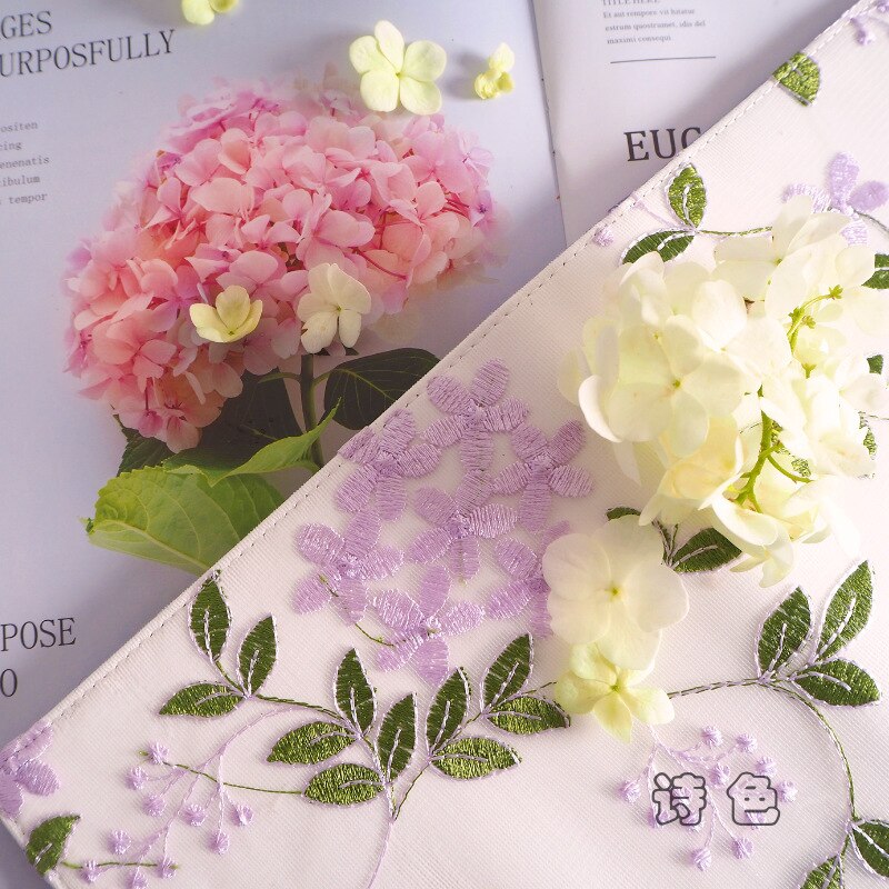 Spring Version Hydrangeas Theme Floral Journal Cover A5 A6: A5 PurPle Cover