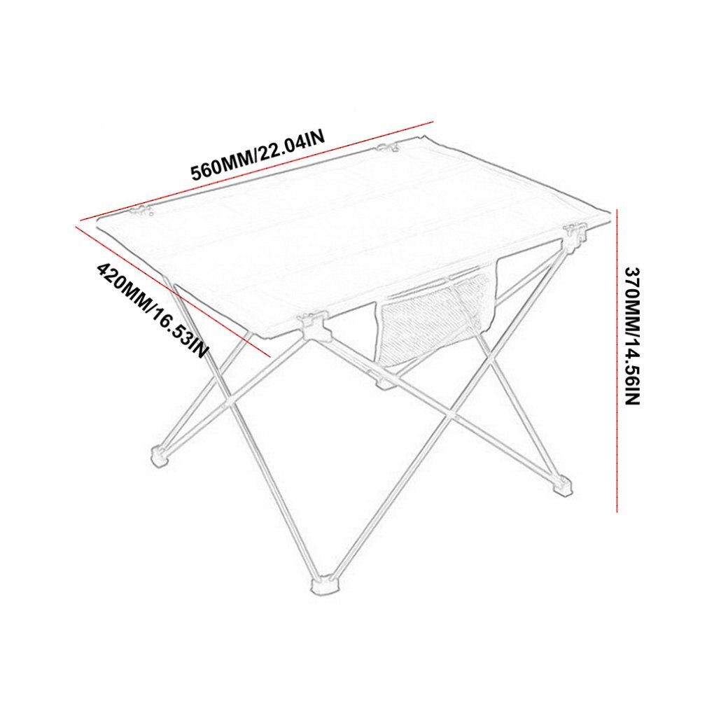 Outdoor Doek Desktop Klaptafel Draagbare Camping Camping Tafel Kraam Tafel Outdoor Aluminium Picknick Tafelkleed