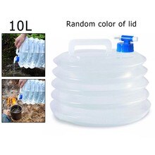 10L Collapsible Water Container Outdoors Foldable Camping Water Tank Bucket Bags Camping Outdoor Parts Accessories Tools