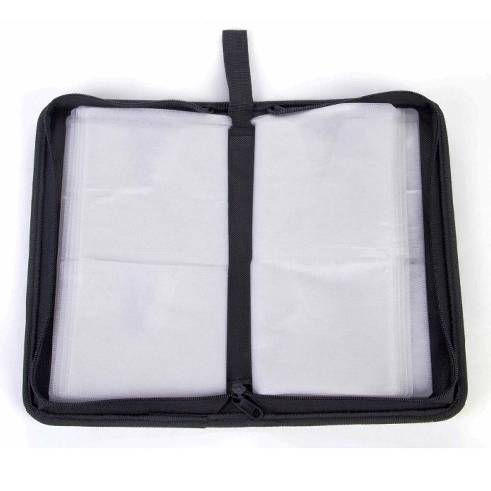 80 manchon DVD outil CD sac étui de transport organisateur grande capacité Protection Rectangle voiture en cuir artificiel support multifonctionnel