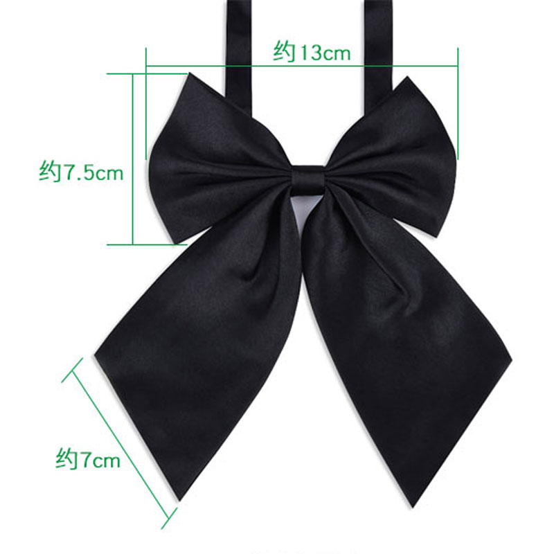1 corbata de mariposa roja para mujer, pajarita negra con nudo para mujer, para chica, estudiante de Hotel, para camarera, ropa para el cuello, lazos de cinta verde