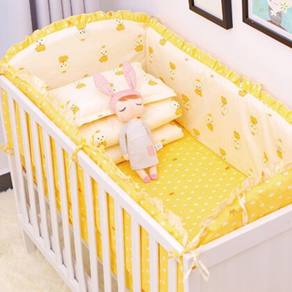 Bambino Letto Paraurti Culla Paraurti di Protezione 100% Della Stampa di Cotone Molle di Sicurezza Del Bambino Del Bambino di Sonno Set di Biancheria Da Letto Per Il Bambino Appena Nato Paraurti: dog 120x60