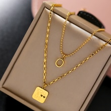 316l stainless steel new jewelry hollow heart shape she & me charms chain choker necklaces pendants for women girlfriend