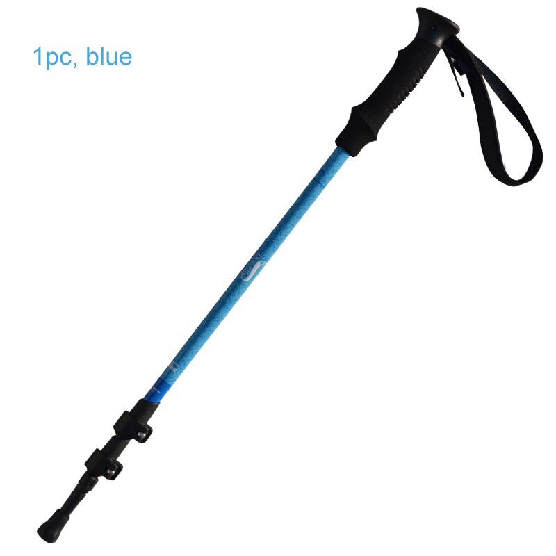 Desert&Fox Aluminum Adjustable Trekking Poles 2pcs,Lightweight Hiking Walking Sticks with Retractable External Lock for Climbing