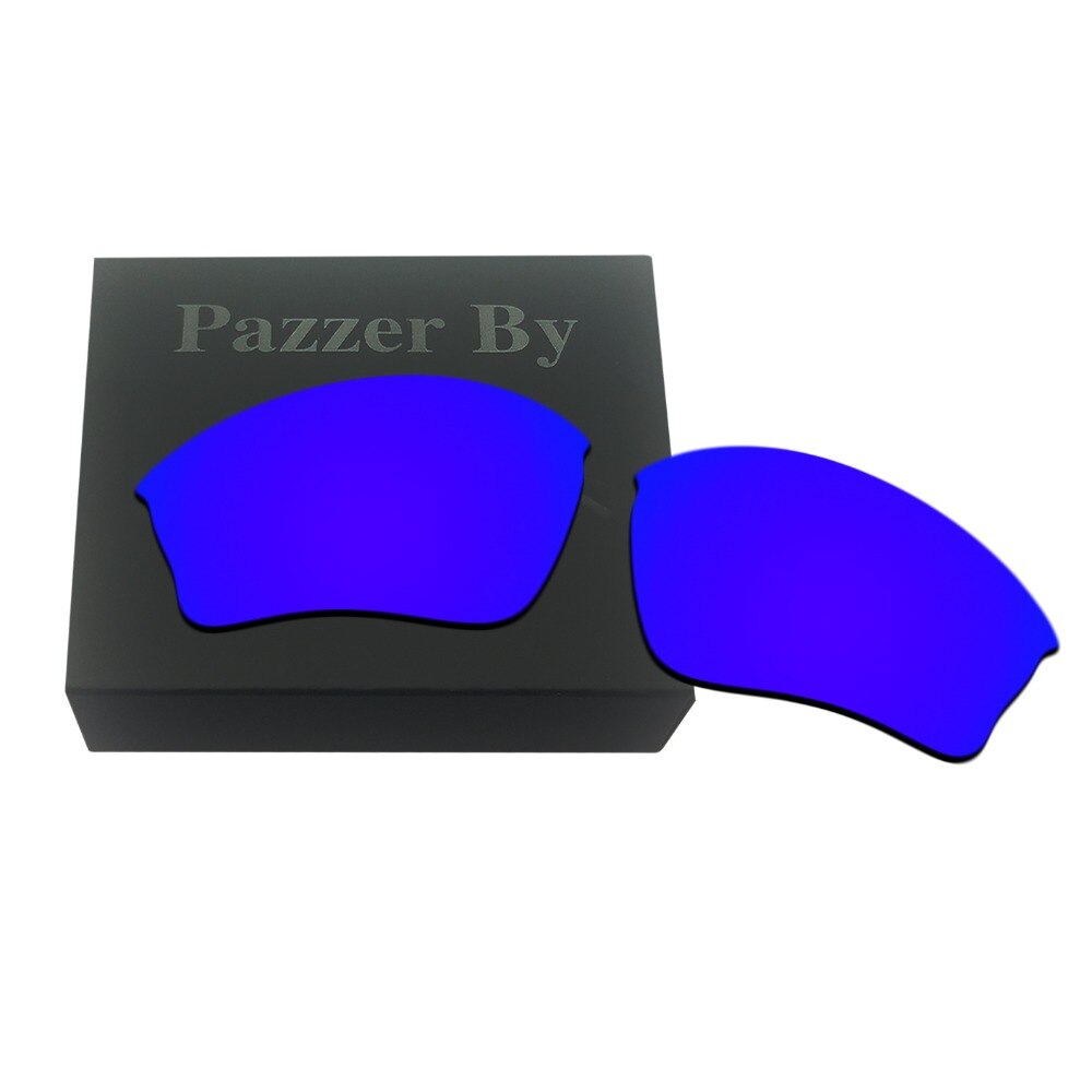 Ice Blue Mirrored &amp; Purple Mirrored Polarized Replacement Lenses for Half Jacket XLJ Frame 100% UVA &amp; UVB