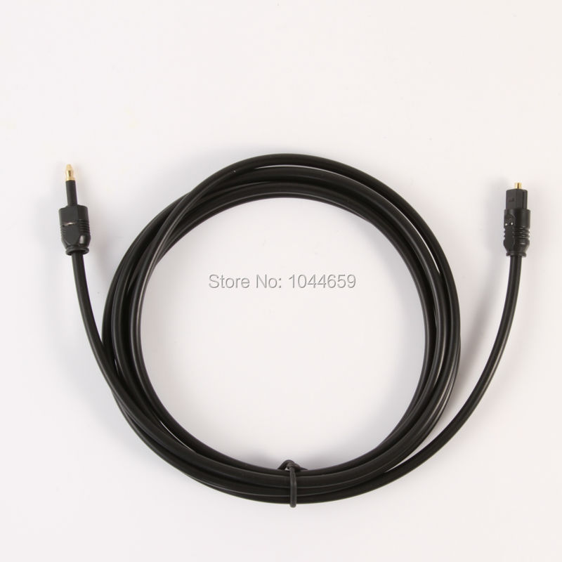 Cyfrowy Toslink robić mini kabel Toslink 3.5mm cyfrowy optyczny przewód audio SPDIF światłowodowe kabel okrągły kwadrat