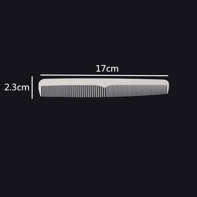 Salon Hairdresser Cutting Hair Comb Barber Special Anti-Static Comb Barber Hairdressing Hair Care Styling Tool: SZ007-White-03