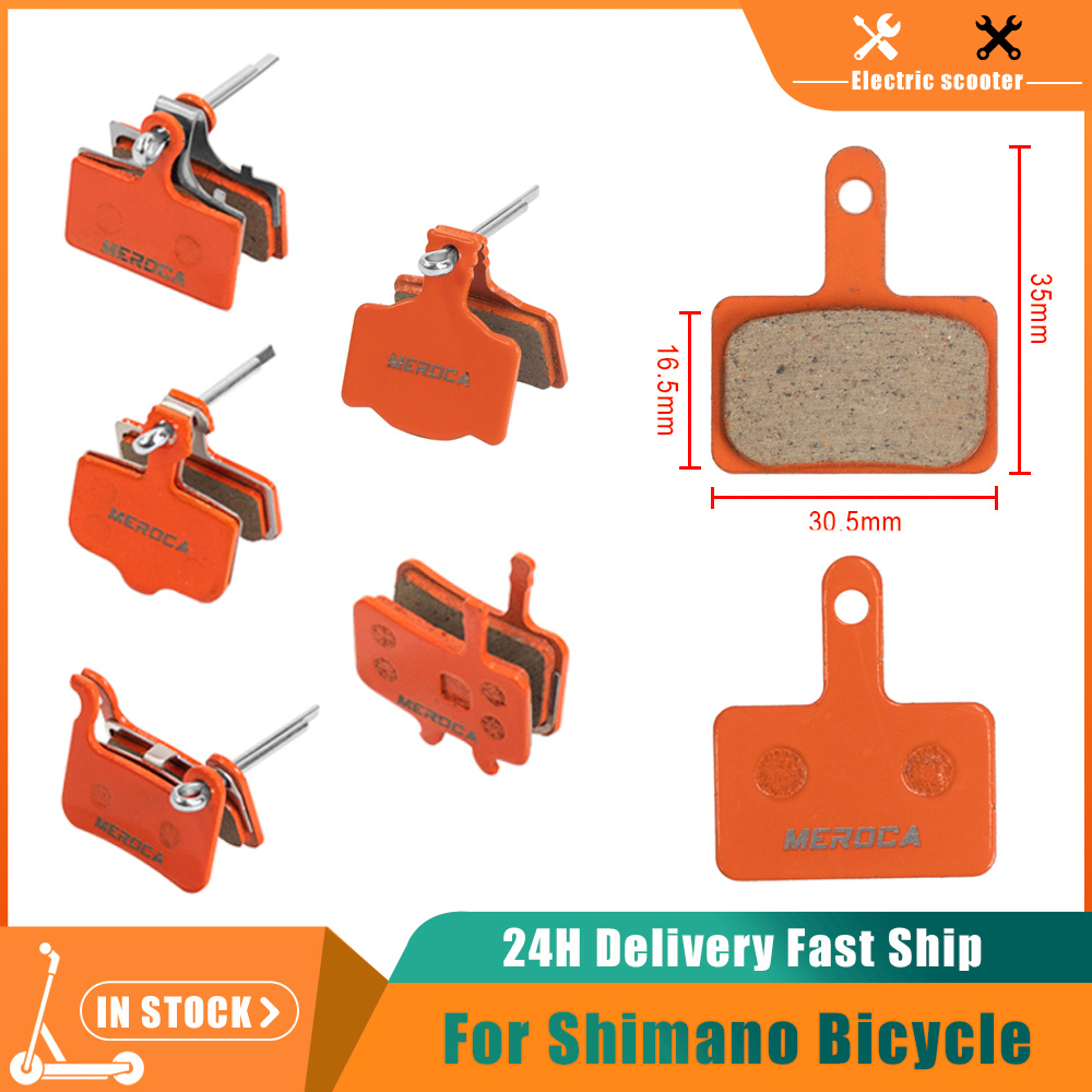 Pastillas de freno de disco semimetálicas, piezas de ciclismo para Shimano B01S MT200/MT400/M375 M395 M446 M485 M486 M416 Deore M515 M525