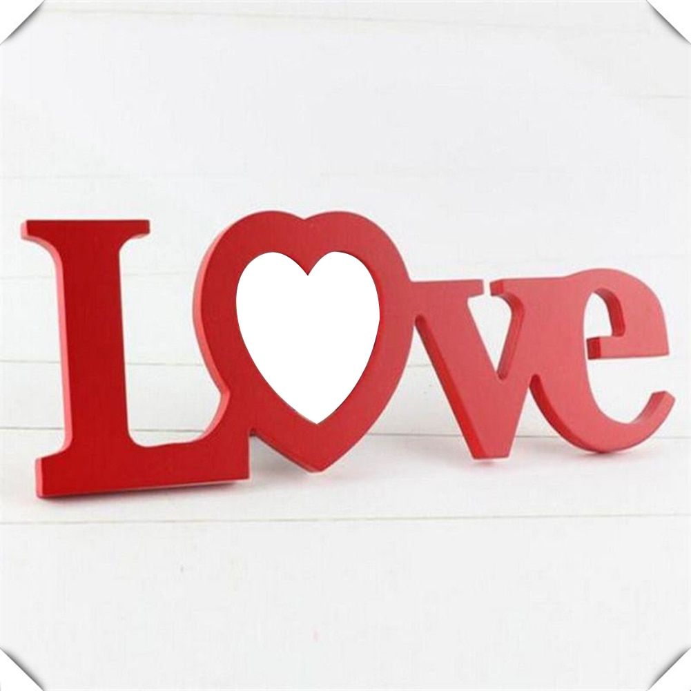 Love Photo Frame Birthday Valentine's Day Romantic Home Decor