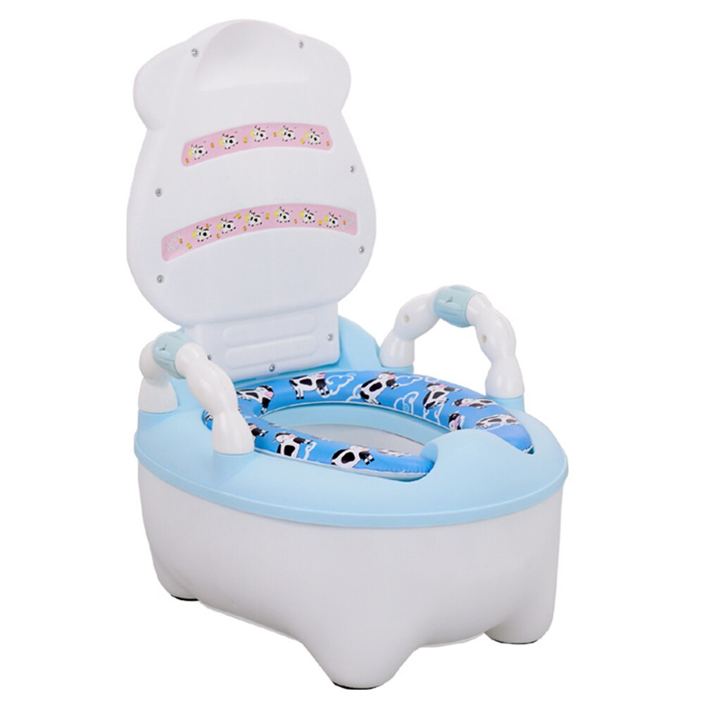 Baby potte toilet træningssæde bærbart plastik pottetræner børn indendørs baby potte stol plastik #39