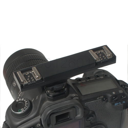 Soporte de brazo para cámara Dual Flash TTL, cable de sincronización Speedlite para Canon 7DII 70D 5DR 5DRS 5diii 6D 5D4 6D 7D 650D 700D