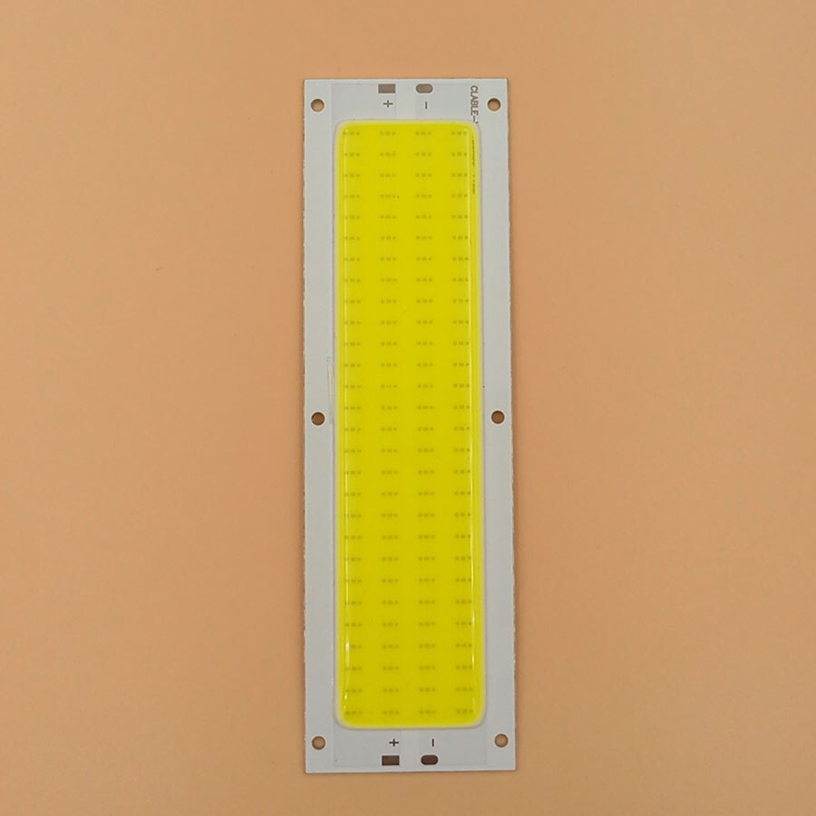 20W 12V 24V LED Lamp for Truck Lights Super Bright DC24V COB Panel Strip Cold White Color Chip for Truck Car Lighting 120x36mm