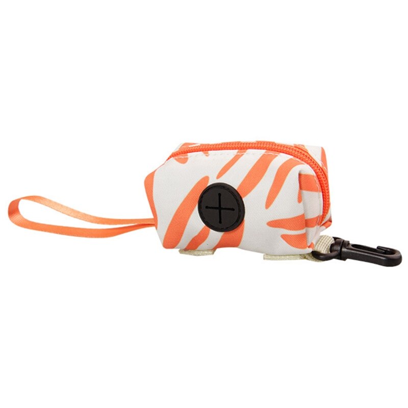 D0AD Dog Poop Bag Holder Eco-Friendly Dog Waste Bag Dispenser Dog Supplies Waste Bags Holder Outdoor with Carabiner: Orange