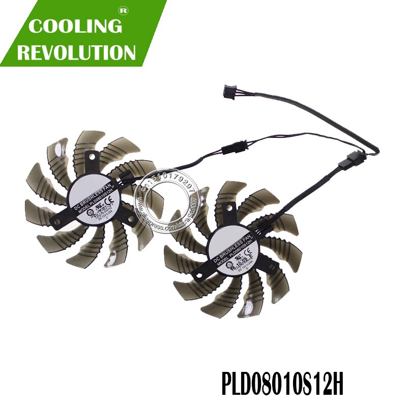 78MM T128010SM PLD08010S12H FAN 12V Cooling Fan For Gigabyte GV-N960OC GTX 960 fan Graphics Video Card Cooler Fan